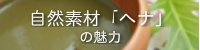 自然素材「ヘナ」の魅力 マァナ原宿店ヘッドスパ 髪と頭皮の専門店